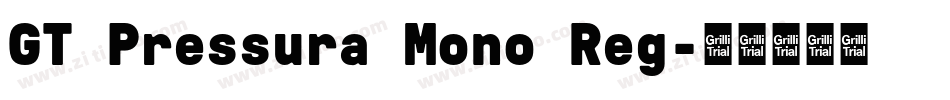 GT Pressura Mono Reg字体转换